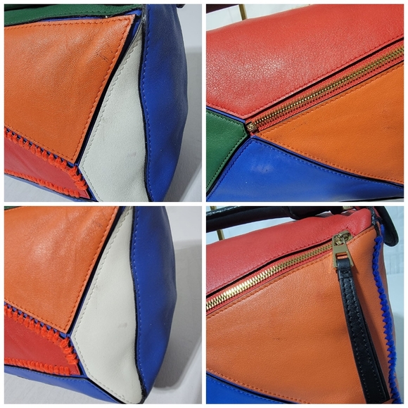 LOEWE Patchwork Puzzle Bag Multicolor Medium - Picture 12 of 16